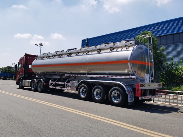 45000 Litres 5182 aluminum alloy fuel tanker trailer