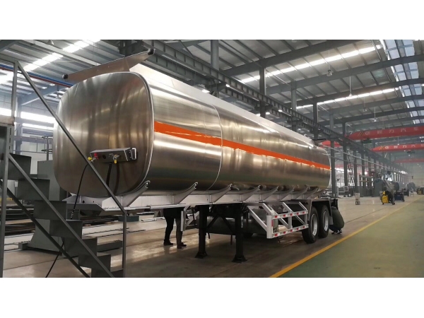 40m3 BPW axles aluminum alloy fuel tank semi trailer