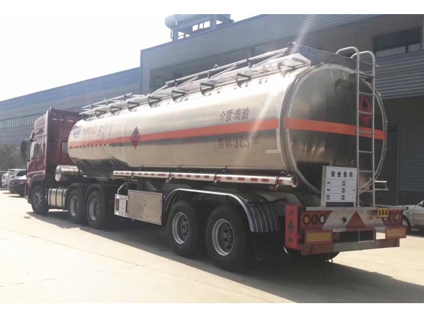 40m3 BPW axles aluminum alloy fuel tank semi trailer