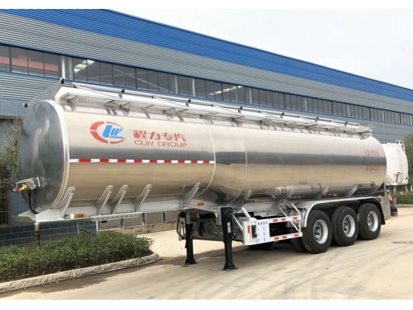 45000L Stainless Steel Fuel Oil Tank Semi Trailer