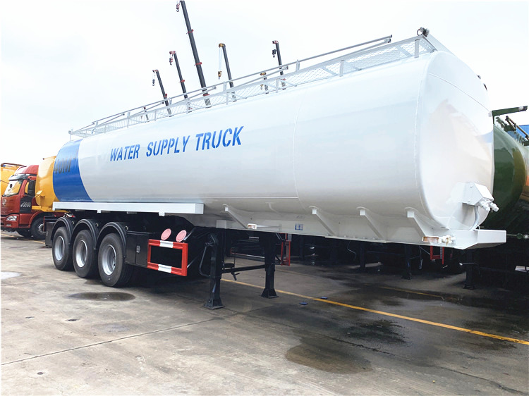 3 Axles 40000L Water Tank Semi Trailer