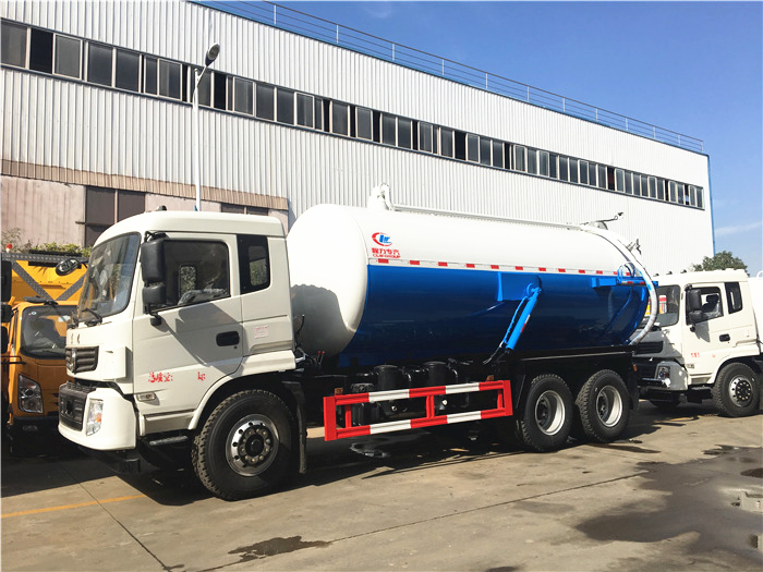 Dongfeng 6x4 16-18m3 Vacuum Sewage Suction Truck