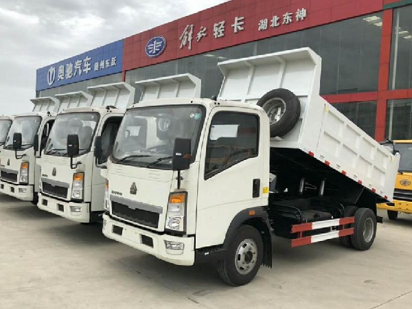 HOWO 4x2  Mini Dump Truck 4-5T