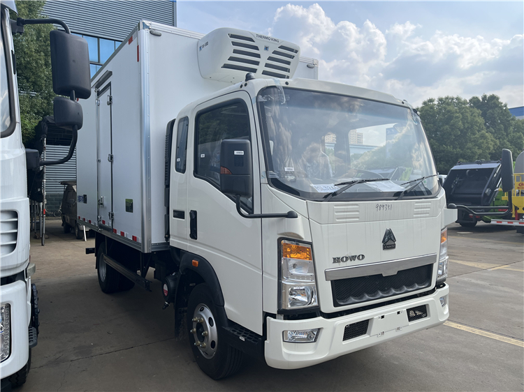 HOWO RHD 4x2 Small Refrigerated Van Truck