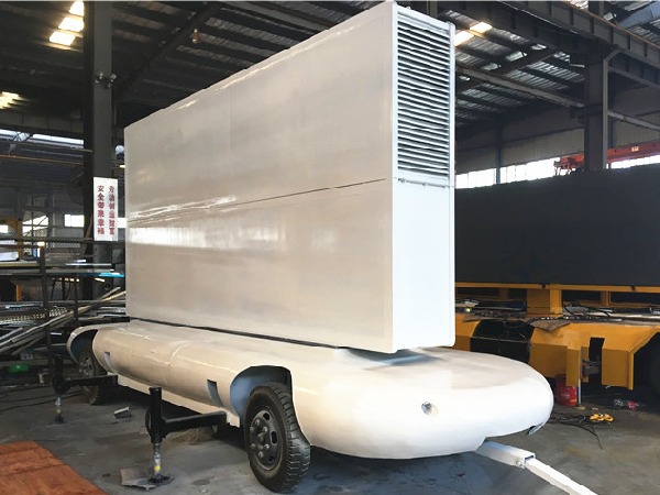 2 Axles P6 Mobile LED Advertising Trailer