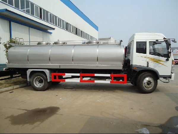 FAW 4x2 12000L Milk Tanker Truck