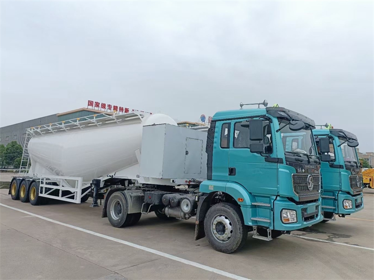 3 Axles 45m3 Bulk Cement Transport Truck Trailer